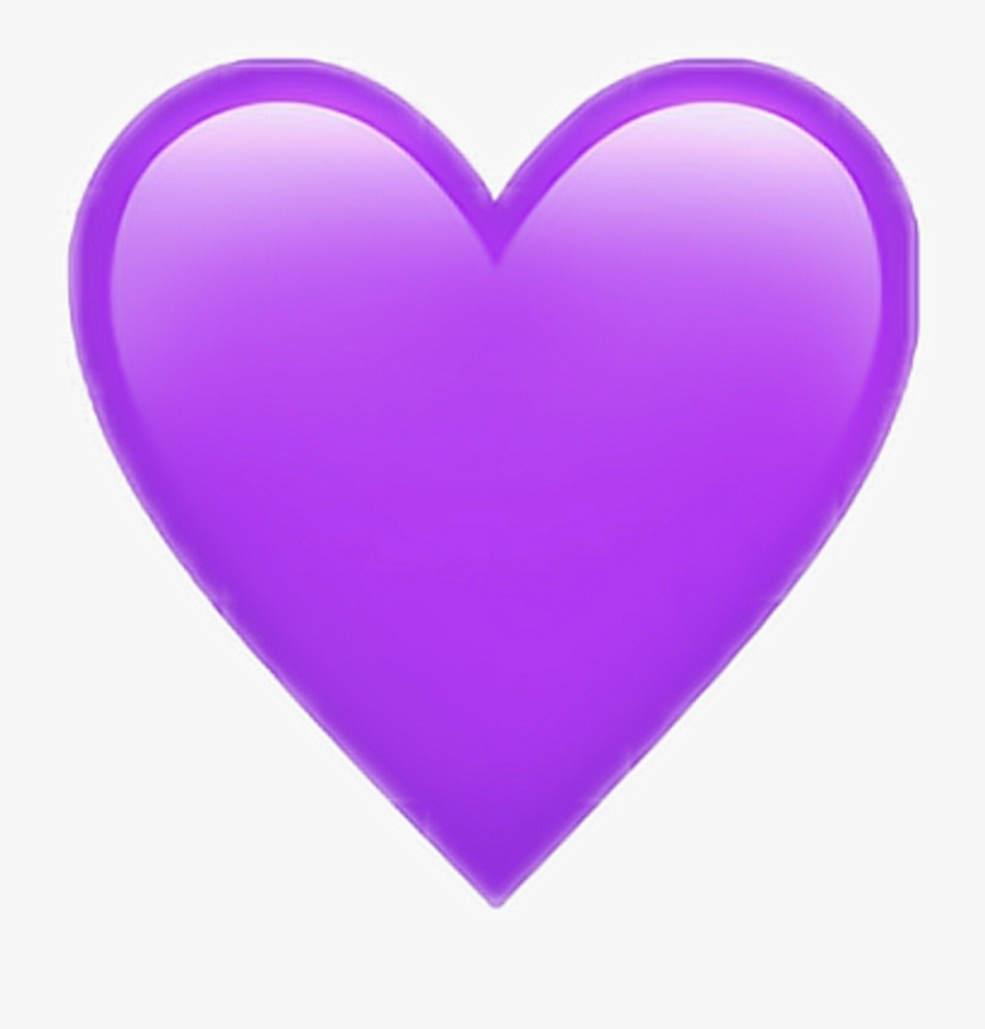 Purple Sticker Selfie Emojis Nice Snapchat Photo - Emoji Ip Heart, Transparent Clipart