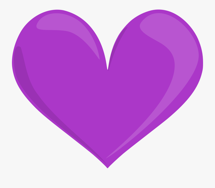 Purple Heart - Purple Heart Without Background, Transparent Clipart