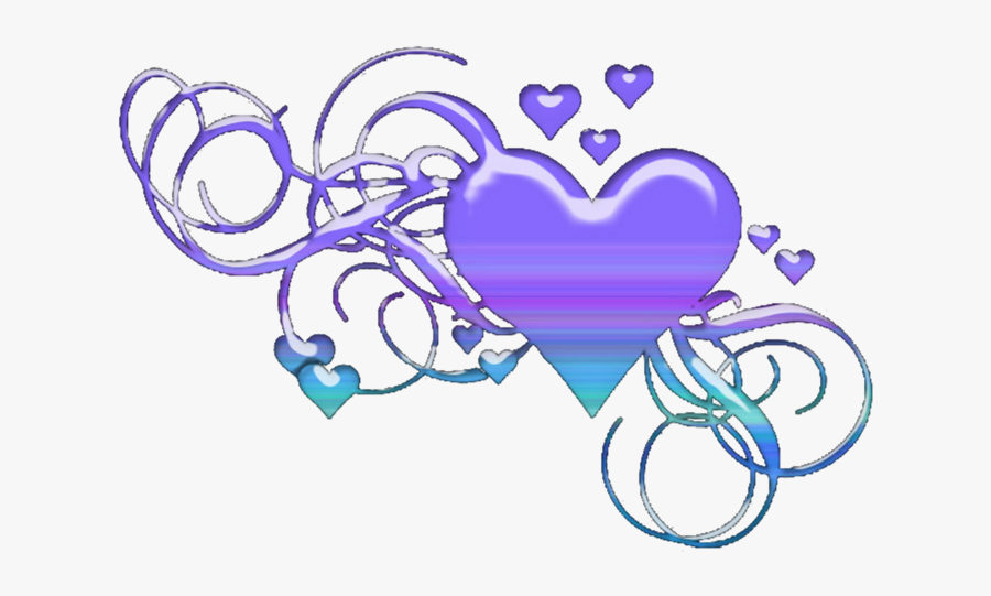Purple Heart, Transparent Clipart