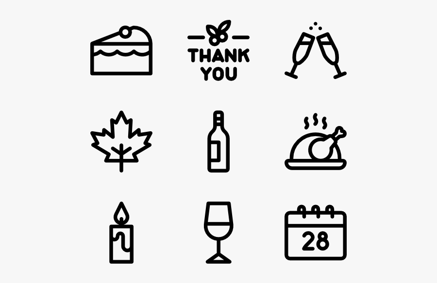 Thanksgiving - Icones Pilates, Transparent Clipart