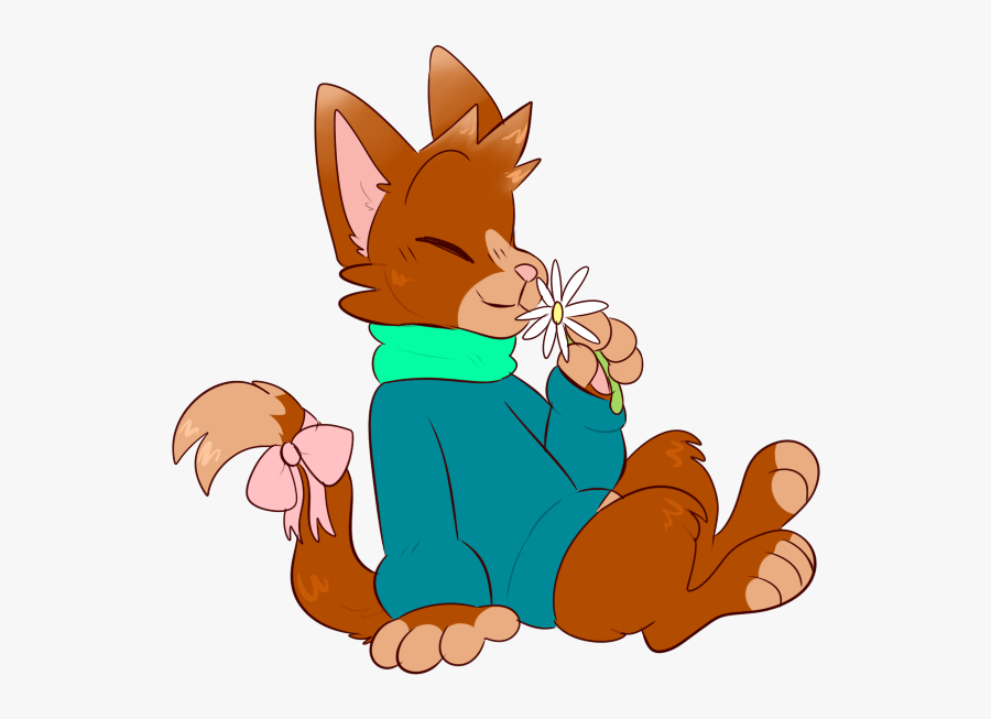 Stop To Smell The Flowers - Cartoon, Transparent Clipart