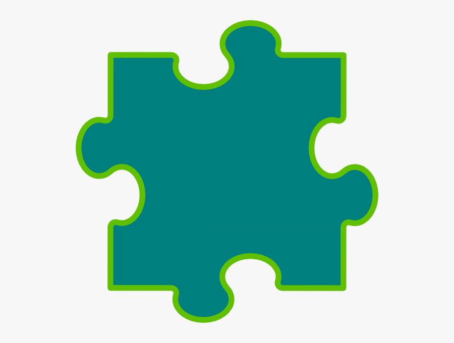 Single Colored Puzzle Piece, Transparent Clipart