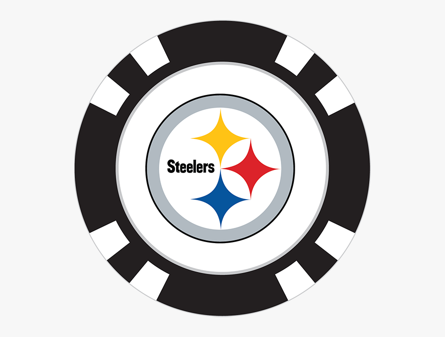 Pittsburgh Steelers Poker Chip Ball Marker - Boston Bruins Poker Chip, Transparent Clipart