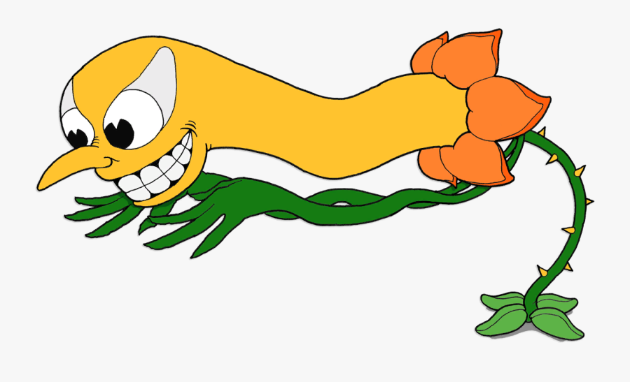 Cuphead Wiki - Cagney Carnation, Transparent Clipart