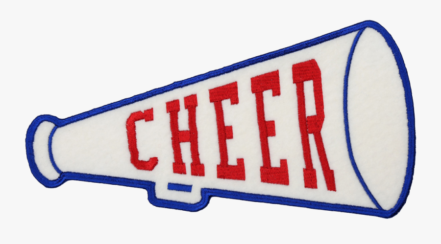 Ps108 Cheer Megaphone Patch Patch - Majorelle Blue, Transparent Clipart