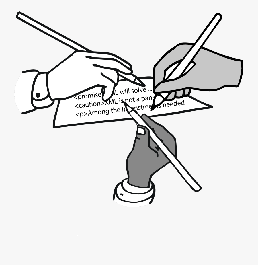 Symposium On Document-oriented Xml Logo - Document Writers, Transparent Clipart