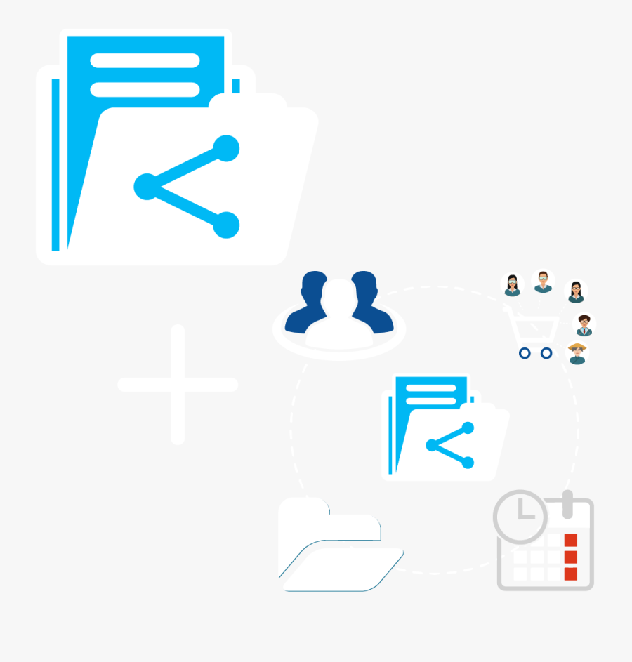 Documents Sharing - Product Kit - Cross, Transparent Clipart