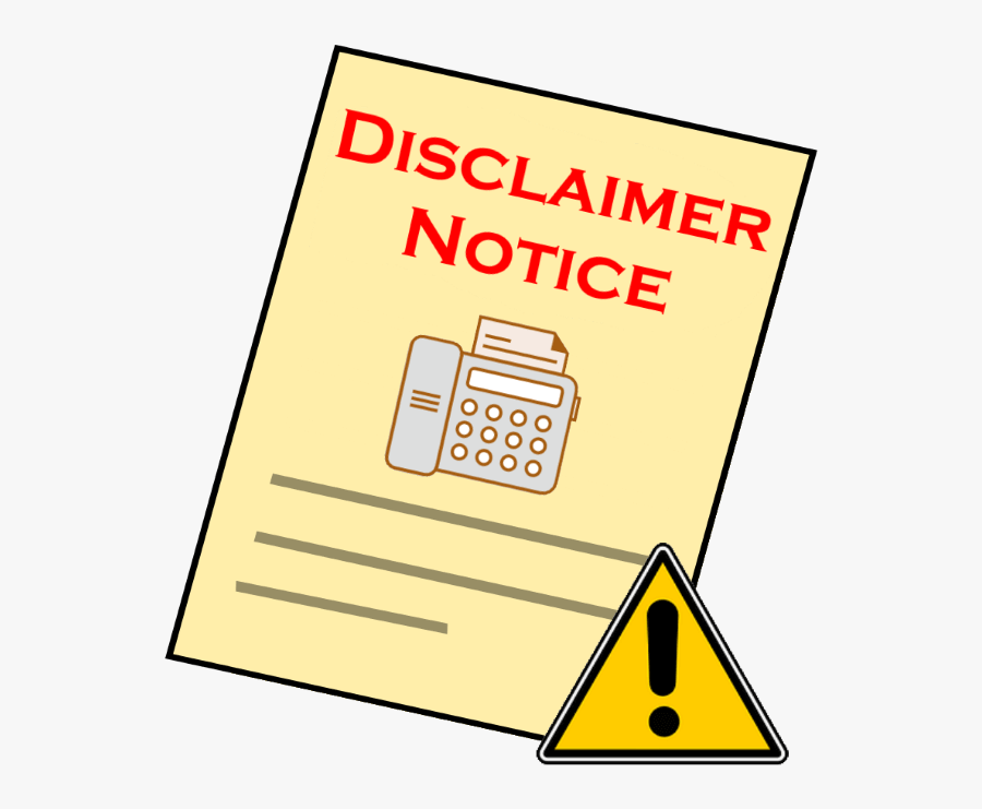 Transparent Disclaimer Png - Disclaimer Notices, Transparent Clipart