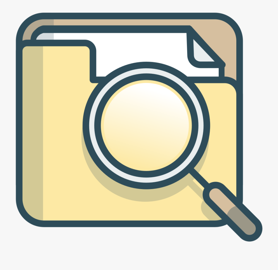 File Search Icon - File Search Icon Free, Transparent Clipart