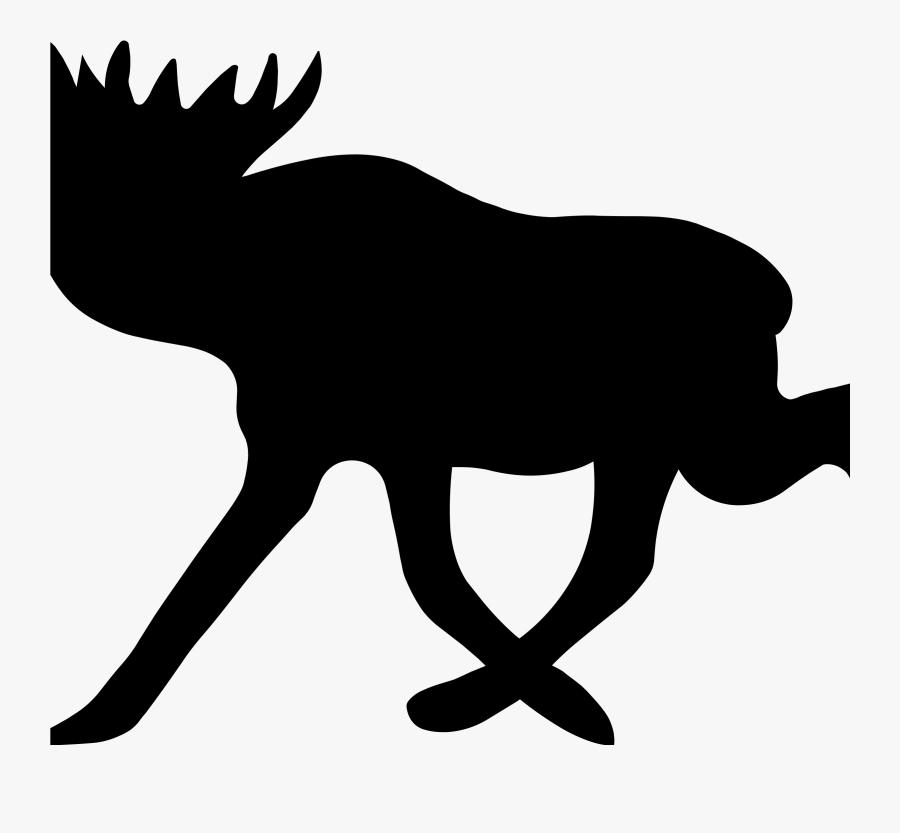 Moose Roadsign - Don T Feed The Reindeer Sign, Transparent Clipart