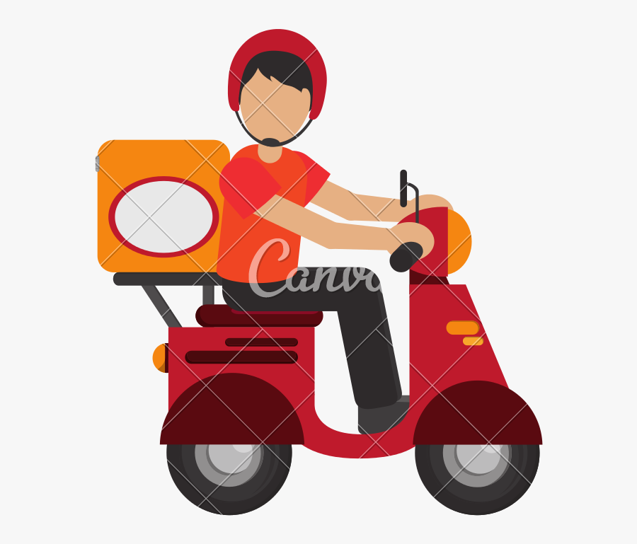 Cartoon,clip Art,riding Toy,motor Vehicle,mode Of - Home Delivery Icon Png, Transparent Clipart