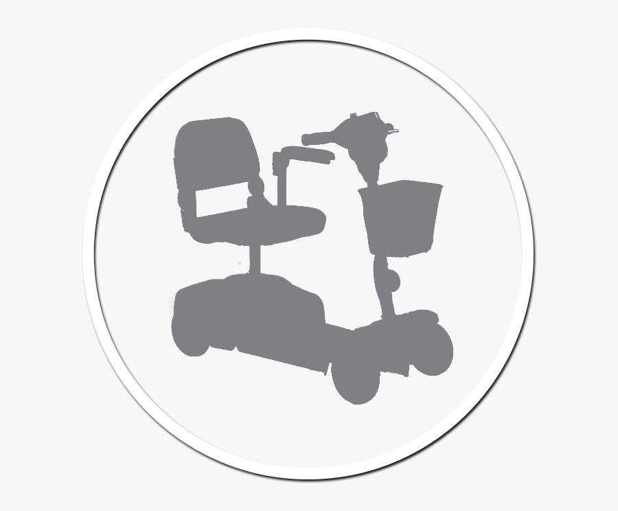 Scooters - Drive Medical Phoenix 4 Wheel Scooter, Transparent Clipart