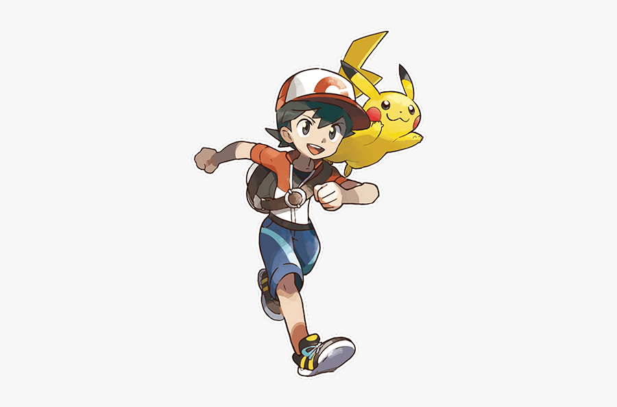 Pokemon Trainer Let's Go, Transparent Clipart