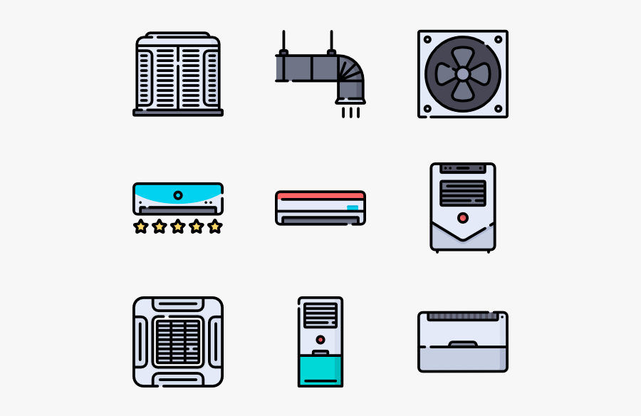 Air Conditioner - Air Conditioner Icon Png, Transparent Clipart