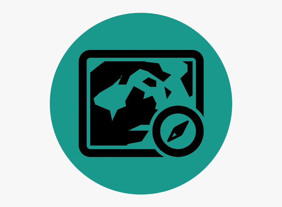 Green Gis Icon - Graphic Design, Transparent Clipart