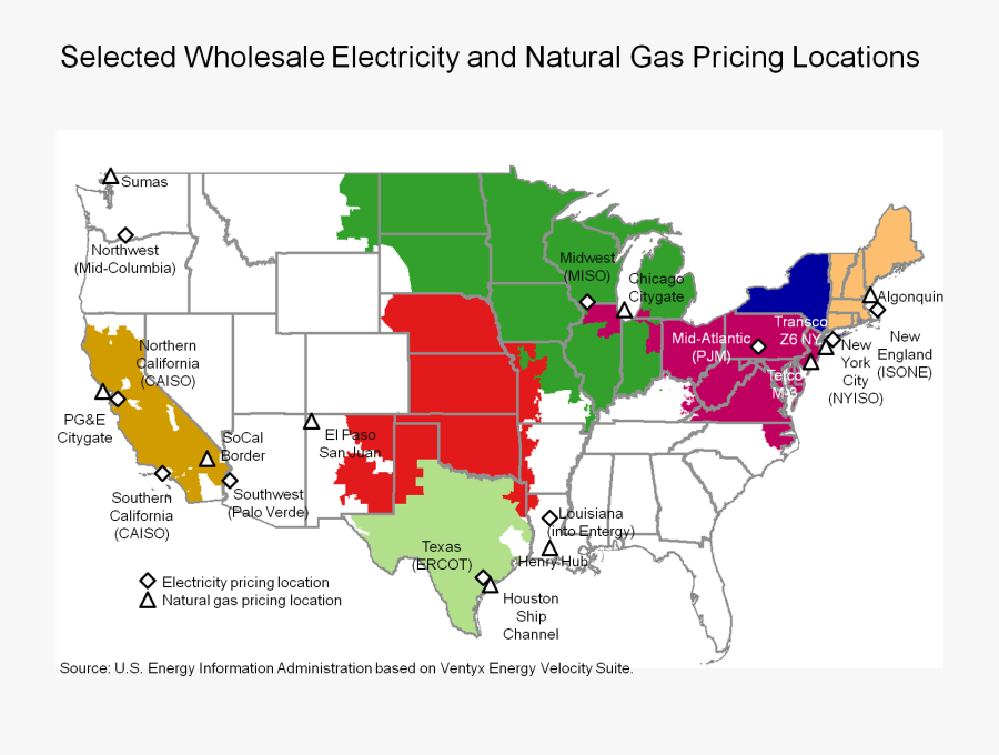 Clip Art Maps U S Energy - Half The Us Economic Activity, Transparent Clipart