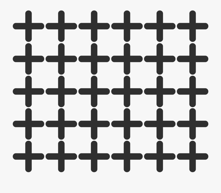 Cross Pattern Black Free Picture - Cross Pattern Transparent Background, Transparent Clipart