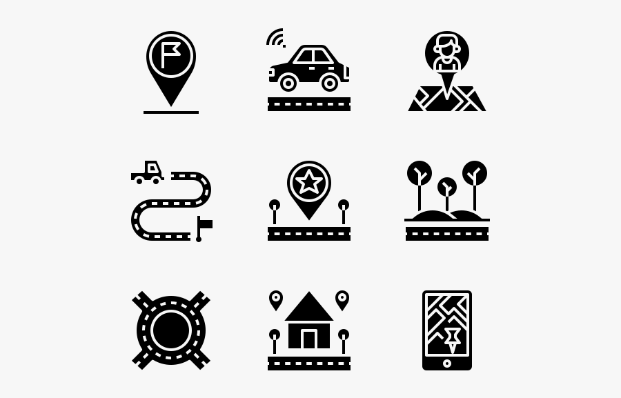 Map - Single Login For Multiple Vehicles Icon Png, Transparent Clipart