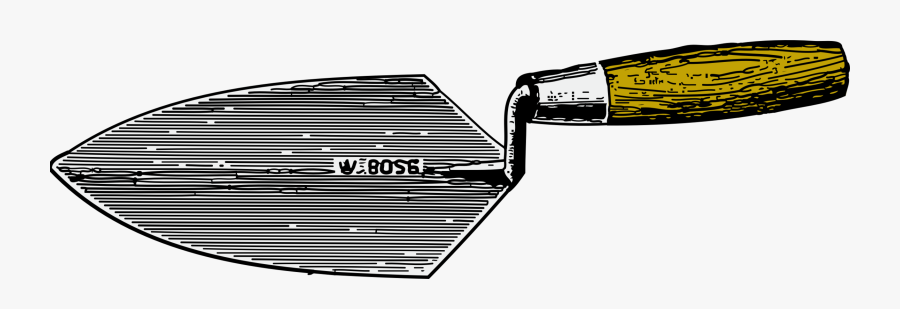 Wedge,monochrome Photography,hybrid - Trowel Clipart, Transparent Clipart