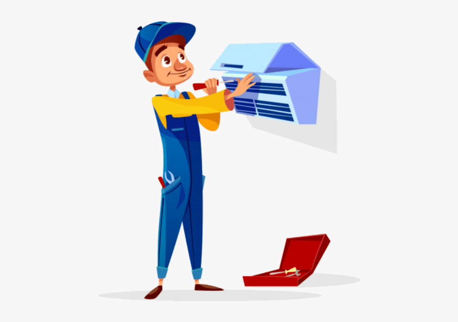 Air Conditioning Service In Sg - Air Conditioner Repair Vector, Transparent Clipart
