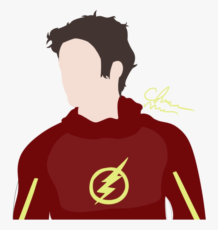Barry Allen Colored By Christianmccabeart - Barry Allen Clipart, Transparent Clipart