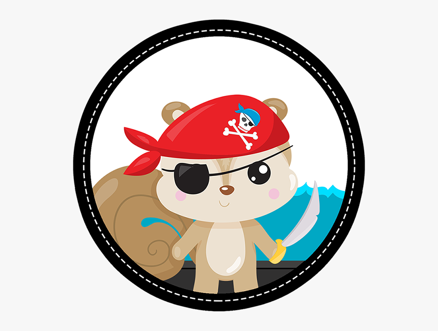 Pirate Animal Cartoon, Transparent Clipart
