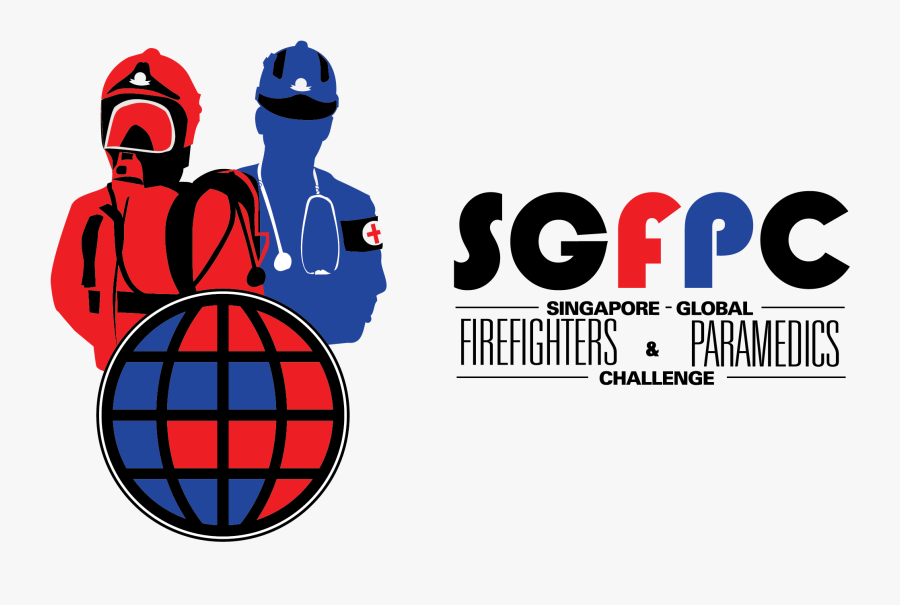 The Sgfpc Logo Is Composed Of The Images Of A Firefighter - Sgfpc, Transparent Clipart