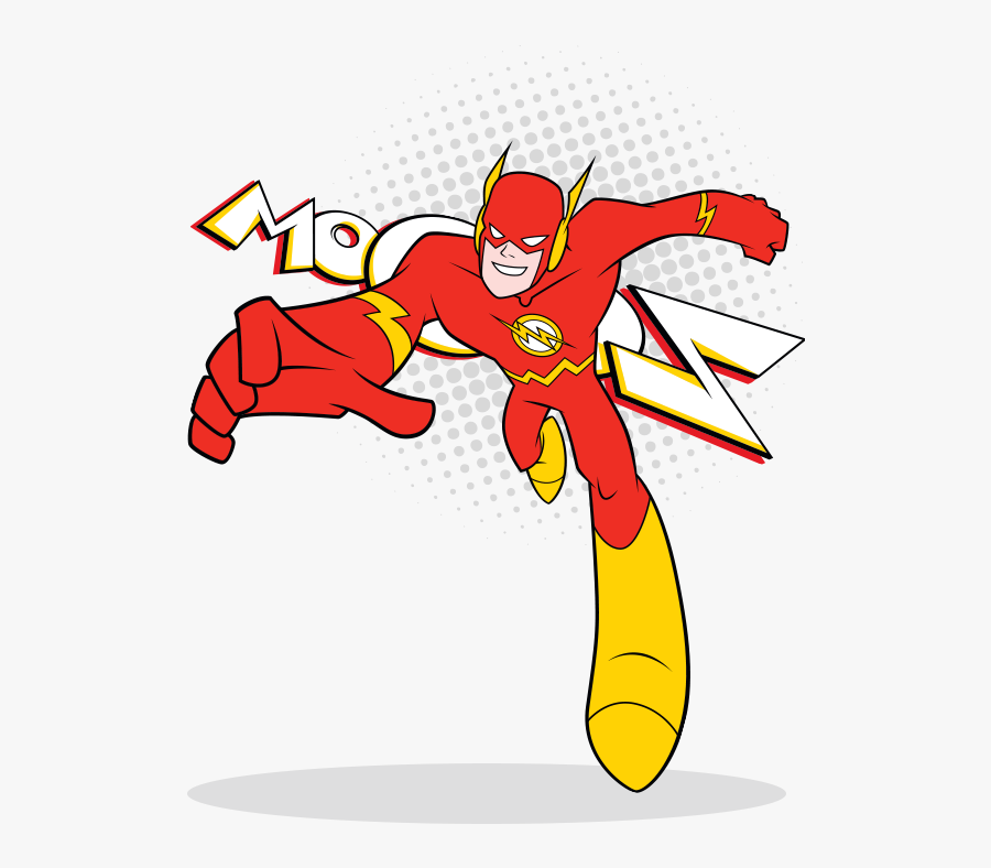 Clipart Of Flash, Dc And Barry Allen - Cartoon, Transparent Clipart