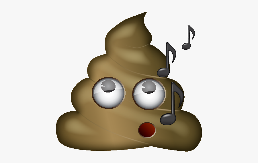 Bull Poop Emoji, Transparent Clipart