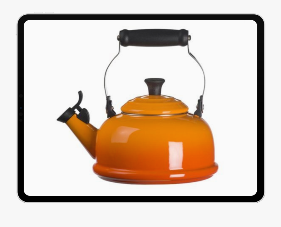 Le Creuset Classic Whistling Kettle Red , Free Transparent Clipart