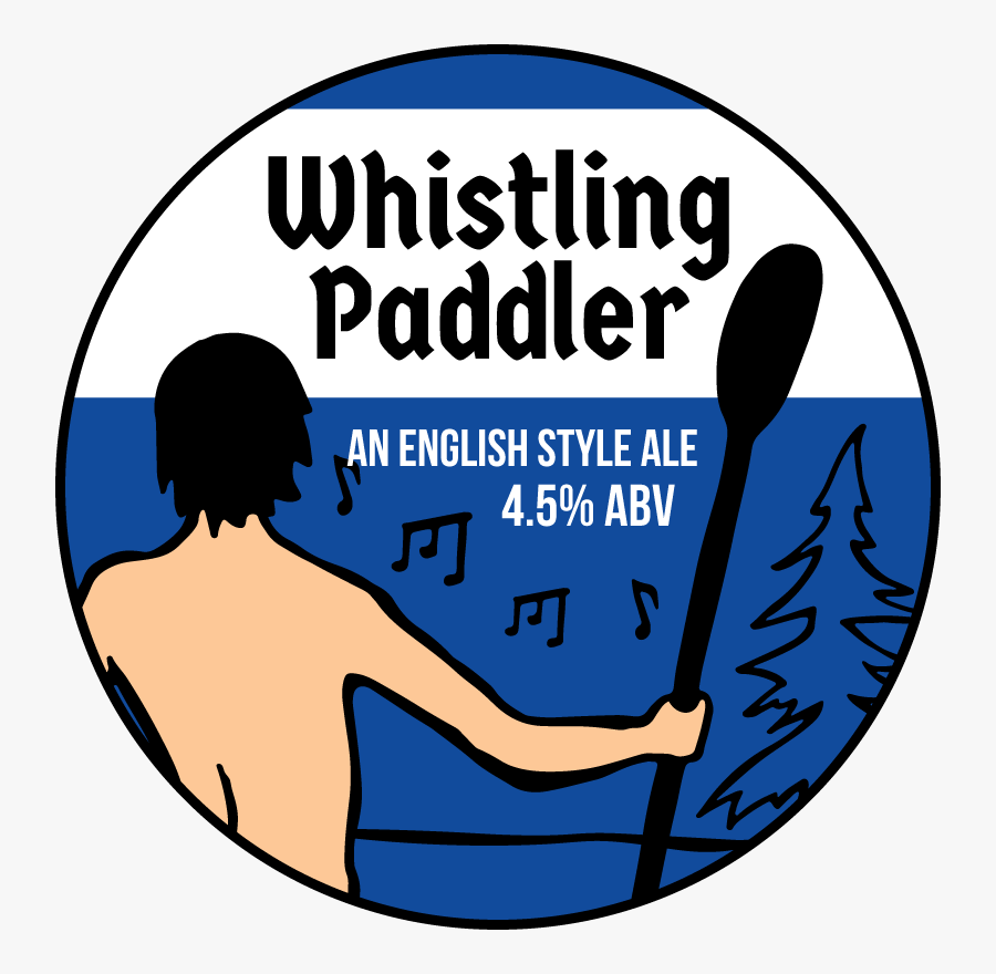 Whitewater Whistling Paddler Beer, Transparent Clipart