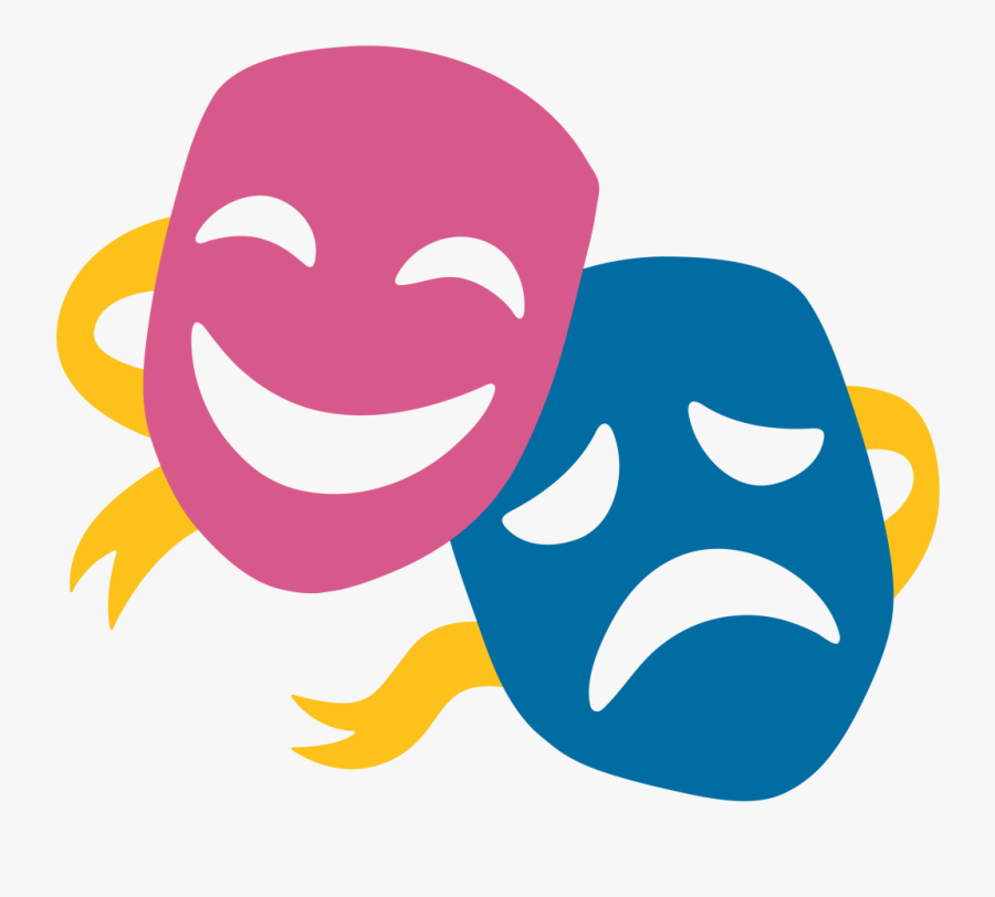 World Of Theatre - Theatre Mask Emoji, Transparent Clipart