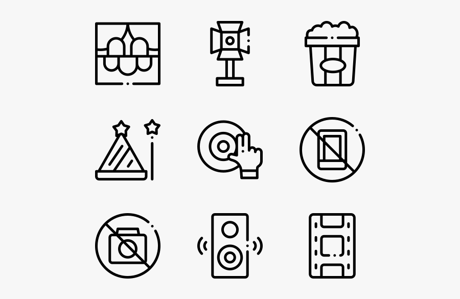 Scenic Arts - Email Phone Address Icons, Transparent Clipart