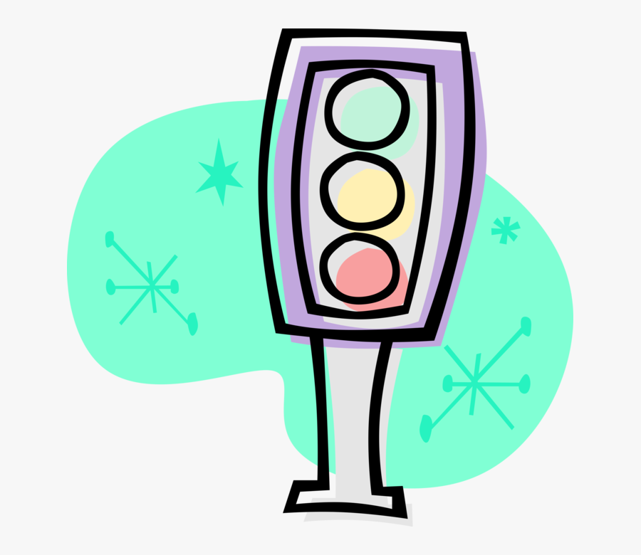 Vector Illustration Of Traffic Light Signals Or Stop, Transparent Clipart