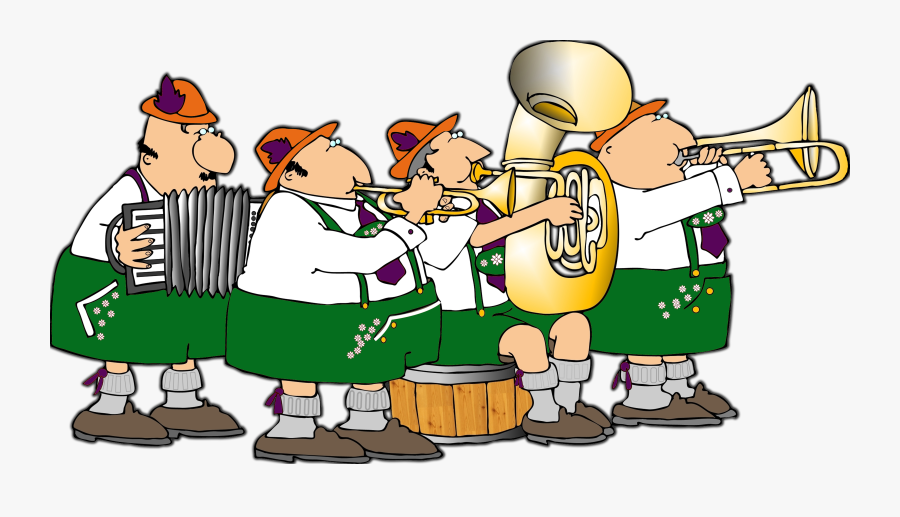 German Band Clipart, Transparent Clipart