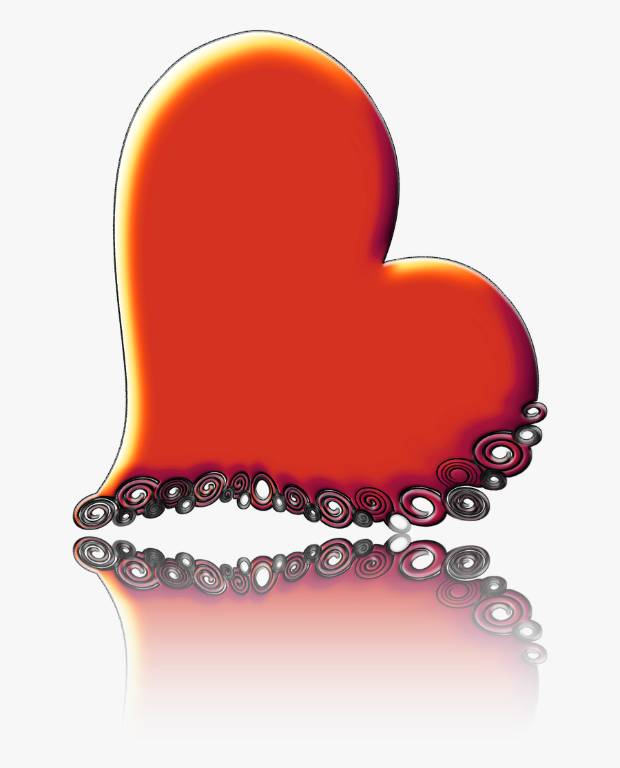 Valentine"s Day Heart Romantic Free Picture - Heart, Transparent Clipart