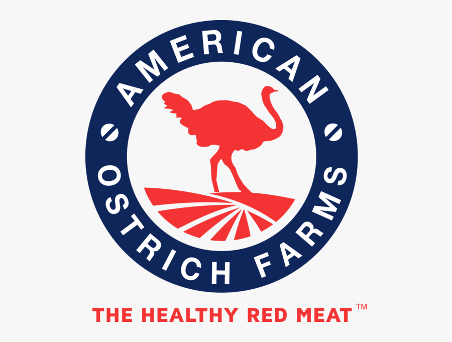 American Ostrich Farms - Ostrich Art Logo, Transparent Clipart