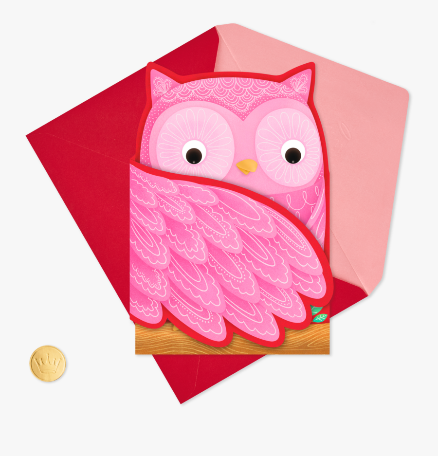 Owl Ways Love You Valentine"s Day - Screech Owl, Transparent Clipart