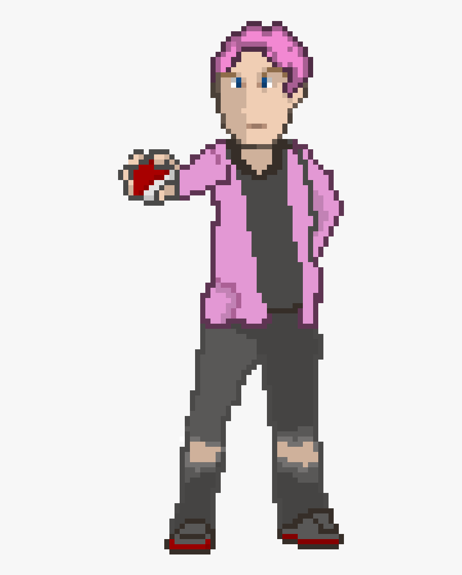 Pokemon Gym Leader Pixel Art, Transparent Clipart