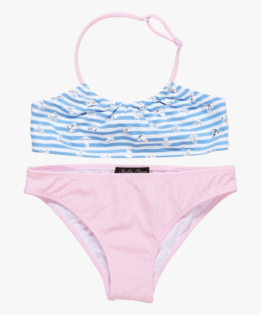 Clip Art Little Girls Swimsuit - Swimsuit Bottom, Transparent Clipart