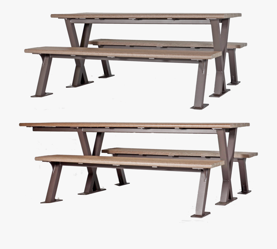 Outdoor-bench - One Sided Bench Table, Transparent Clipart