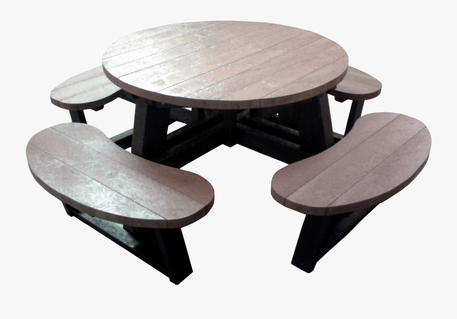 Round Large Picnic Table - Round Picnic Table Transparent, Transparent Clipart