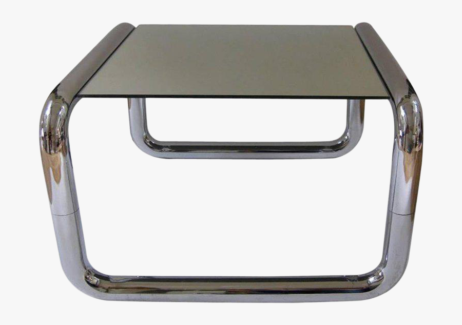 M#century Modern Chromed Tubular Metal Side Table With - Coffee Table, Transparent Clipart