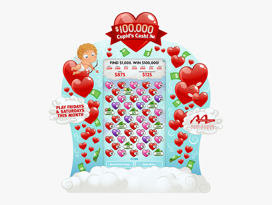 Cupid"s Cash Electronic Game Board Promotion, Transparent Clipart