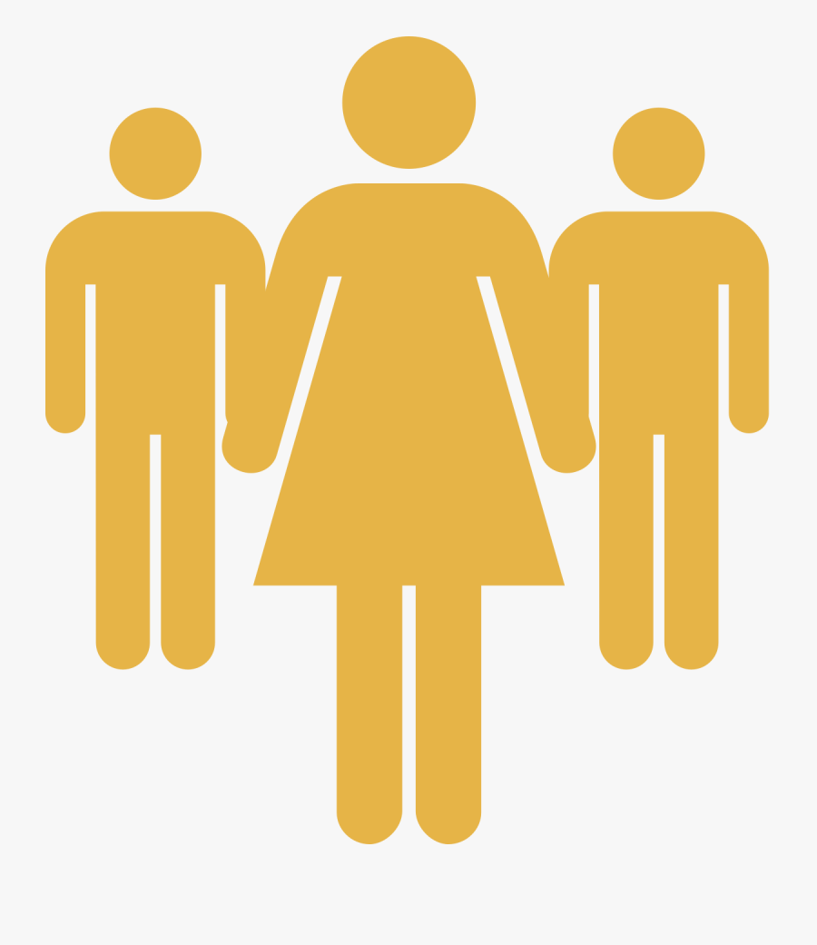 Person Icons Yellow - Discrimination Because Of A Disability, Transparent Clipart