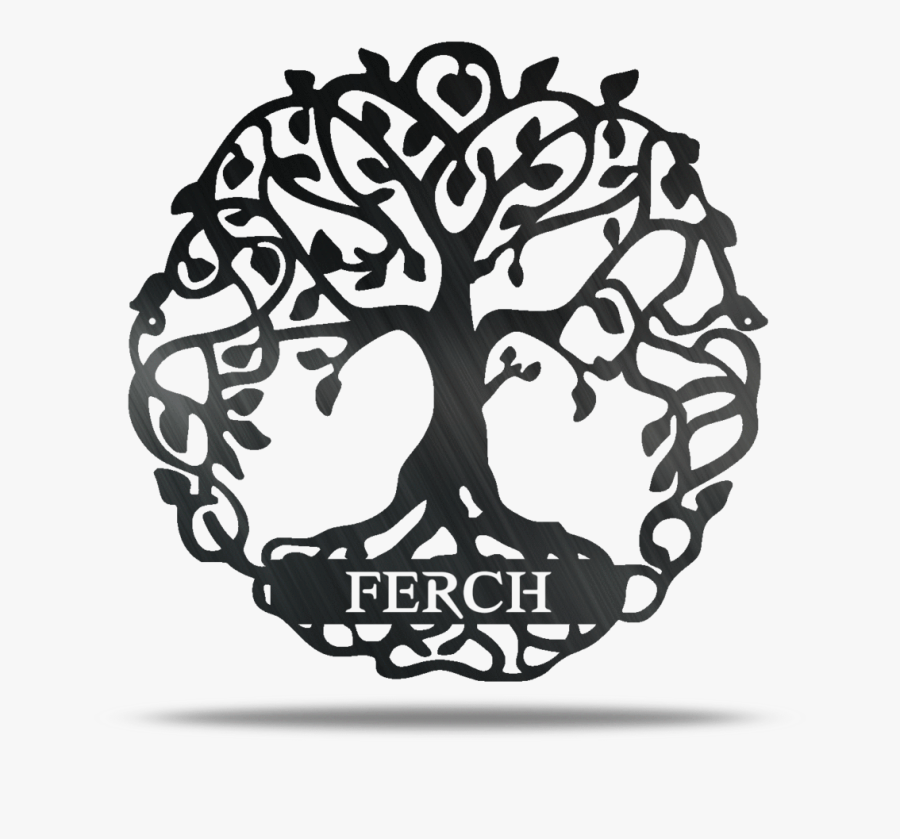 Tree Of Life Monogram - Redline Steel Tree Of Life, Transparent Clipart