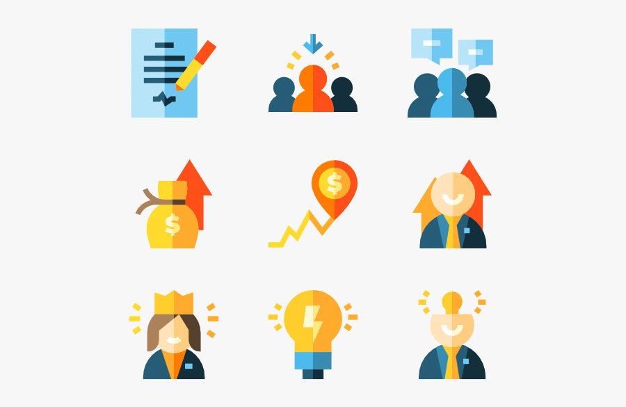 Job Promotion Icon, Transparent Clipart