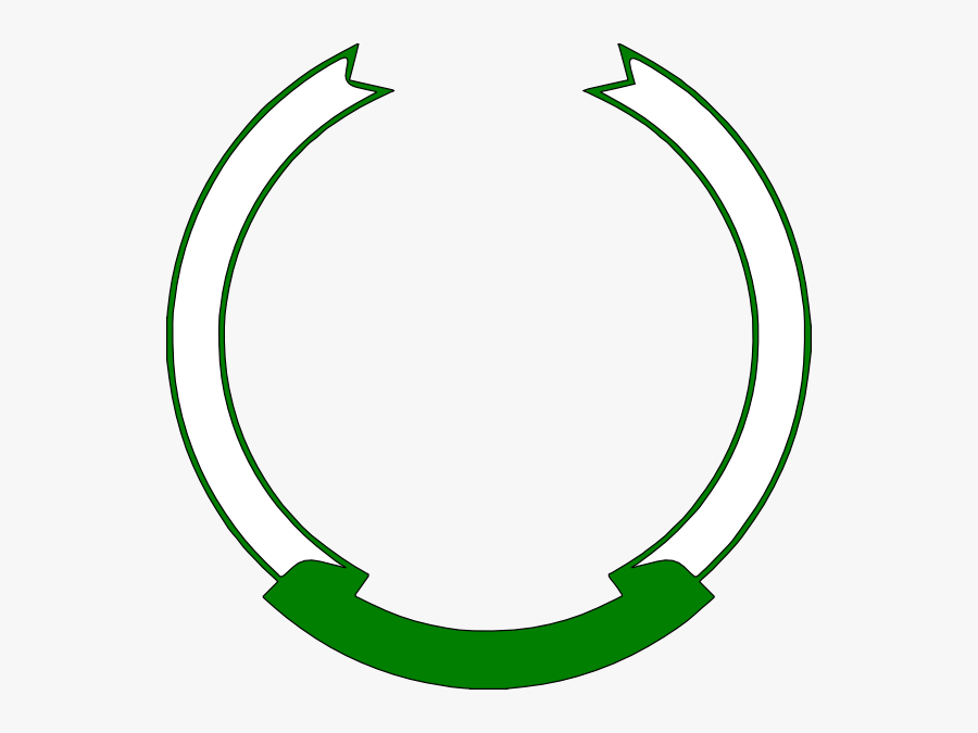 Shield Clip Art At Clker - Ribbon Banner Circle Png, Transparent Clipart