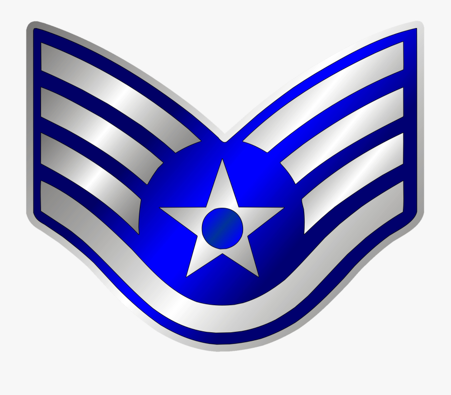 Staff Sergeant Stripes - Air Force Tsgt Stripes, Transparent Clipart