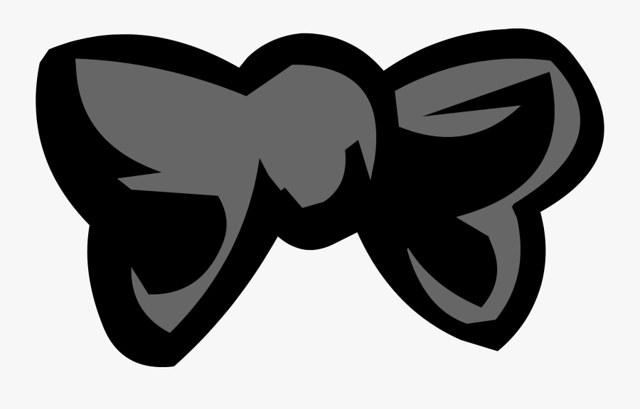 Clipart Free Stock Black Bow Tie Clipart - Club Penguin, Transparent Clipart
